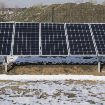 A napkollektorok átadása